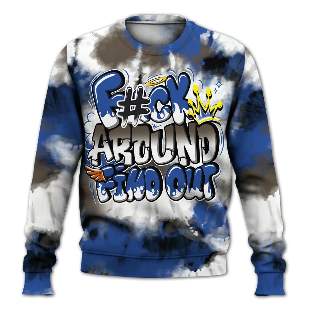 Sweatshirt To Match Palermo GS League - Tie Dye FK Around Find Out All Over Print