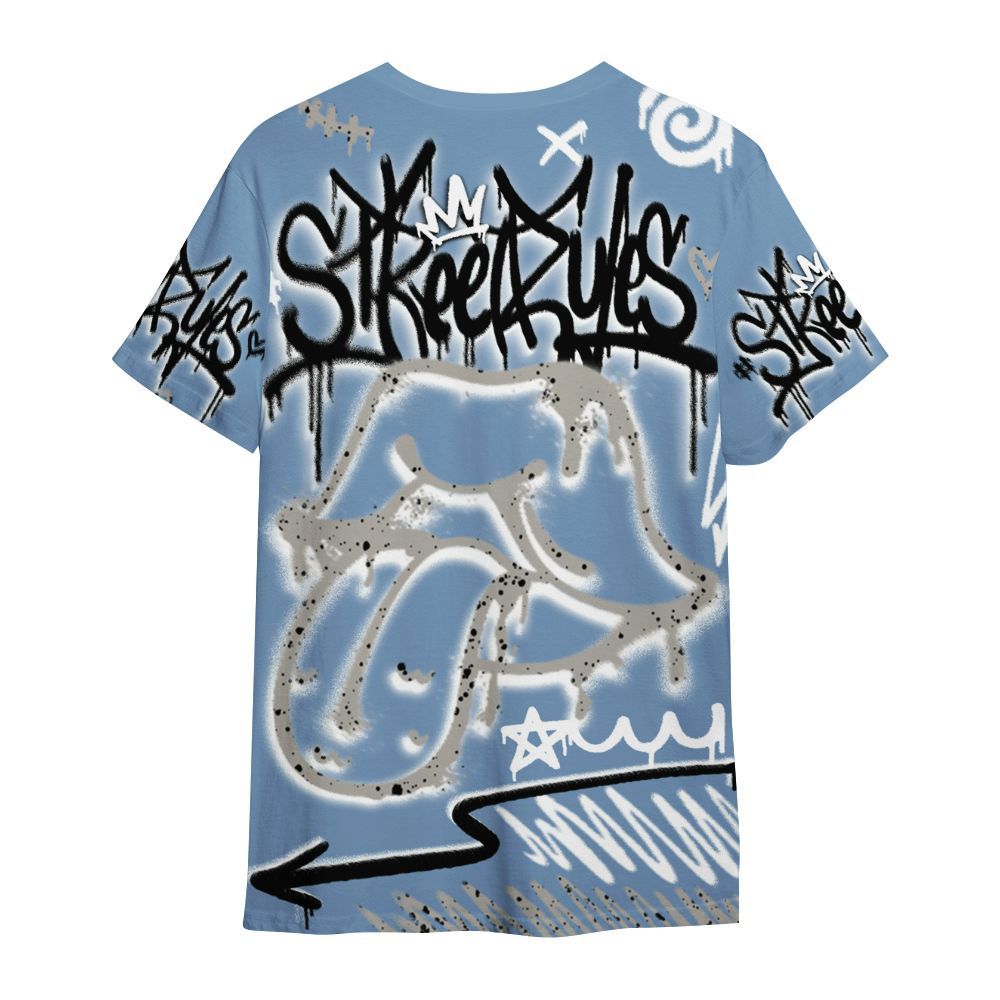 Shirt To Match University Blue 4s - Break Rules Streetwear All Over Print