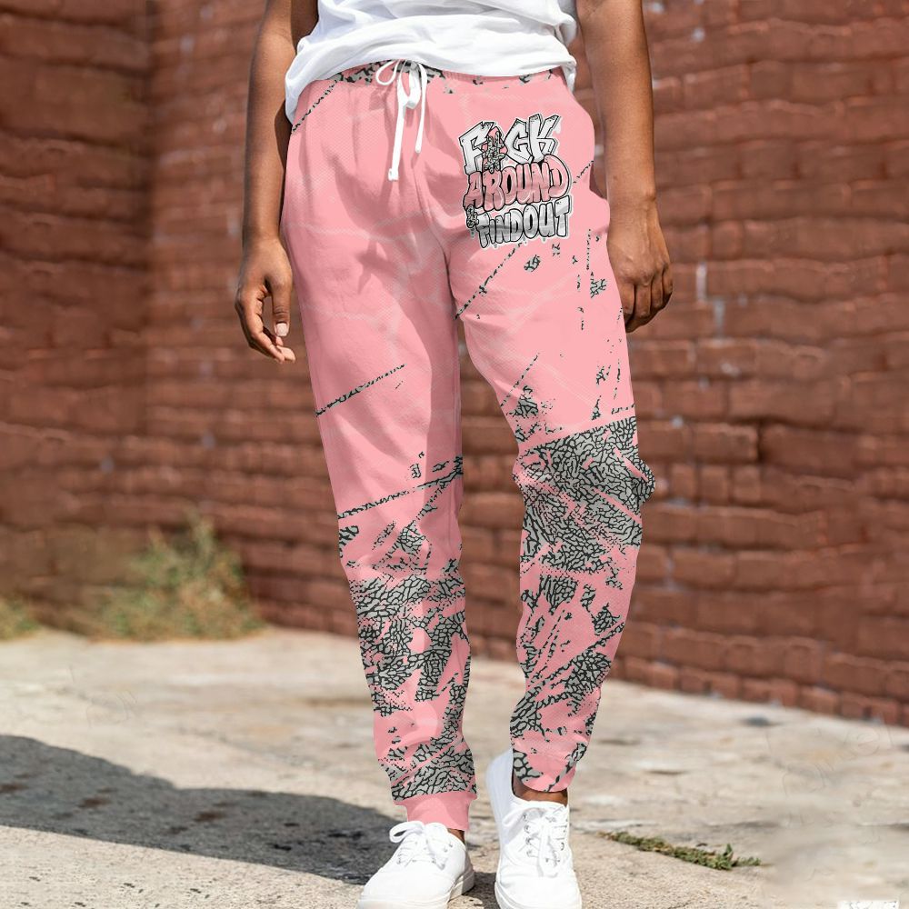 Sweatpant To Match Retro Wings 3s - F Around Find Out Graphic Profound All Over Print