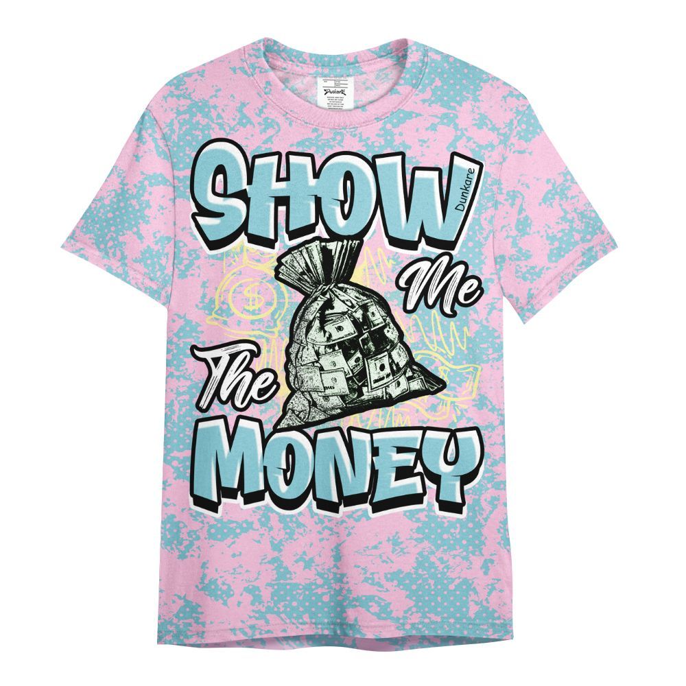 Shirt To Match SB Dunk Low Visty - Show Me The Money Retro All Over Print
