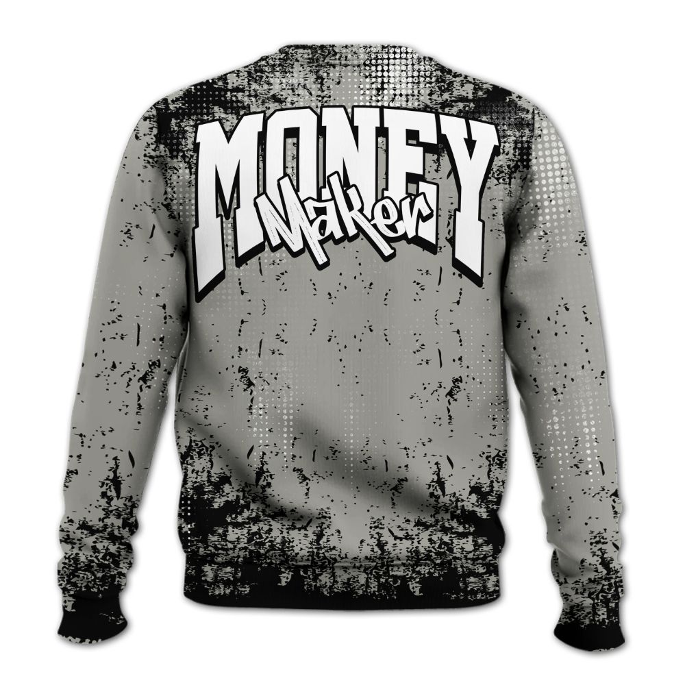 Sweatshirt To Match High Satin Shadow 1s - Move In Silence Money Street Retro All Over Print