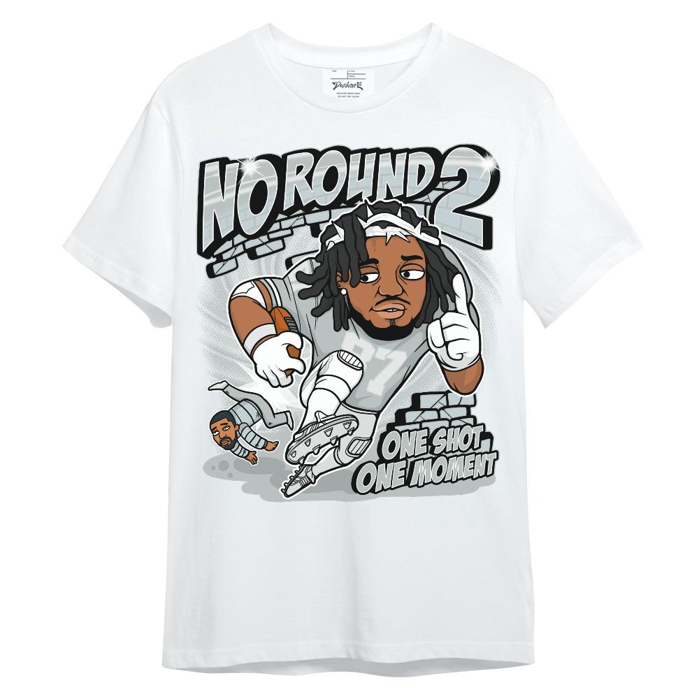 Shirt To Match Black Wolf Grey 12s - Kdot No Round Two Graphic Unisex Shirt