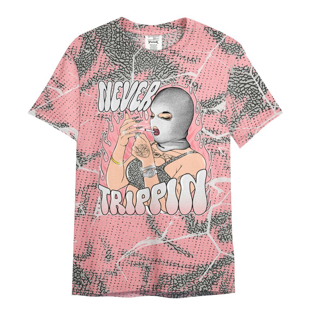 Shirt To Match Retro Wings 3s - Ne'er Trippin' Unique Crack All Over Print