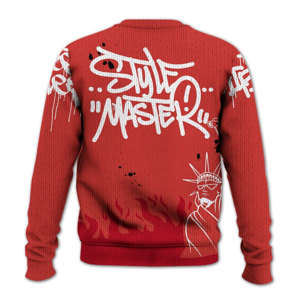 Knitted Sweater To Match Scoot Zeros ODD City - Graphic Fck Around Find Out