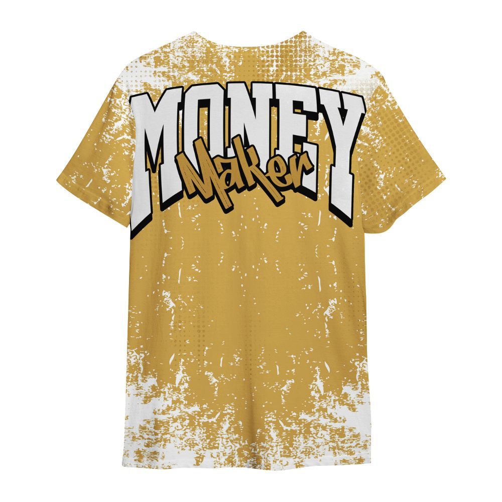 Shirt To Match Retro Light Ginger 14s - Move In Silence Money Street Retro All Over Print