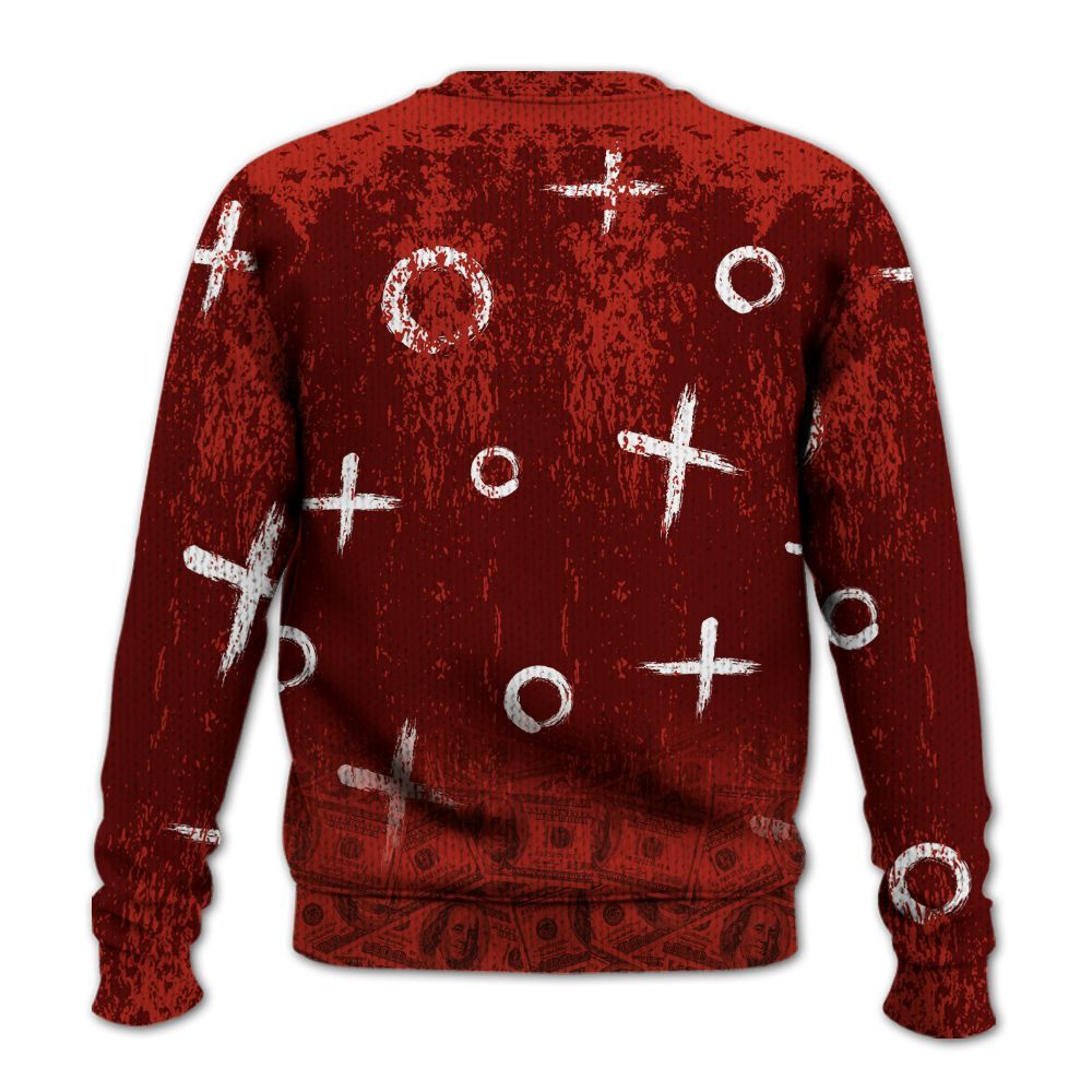 Knitted Sweater To Match SP Firewood Orange 4s - Selfmade Unique Drip