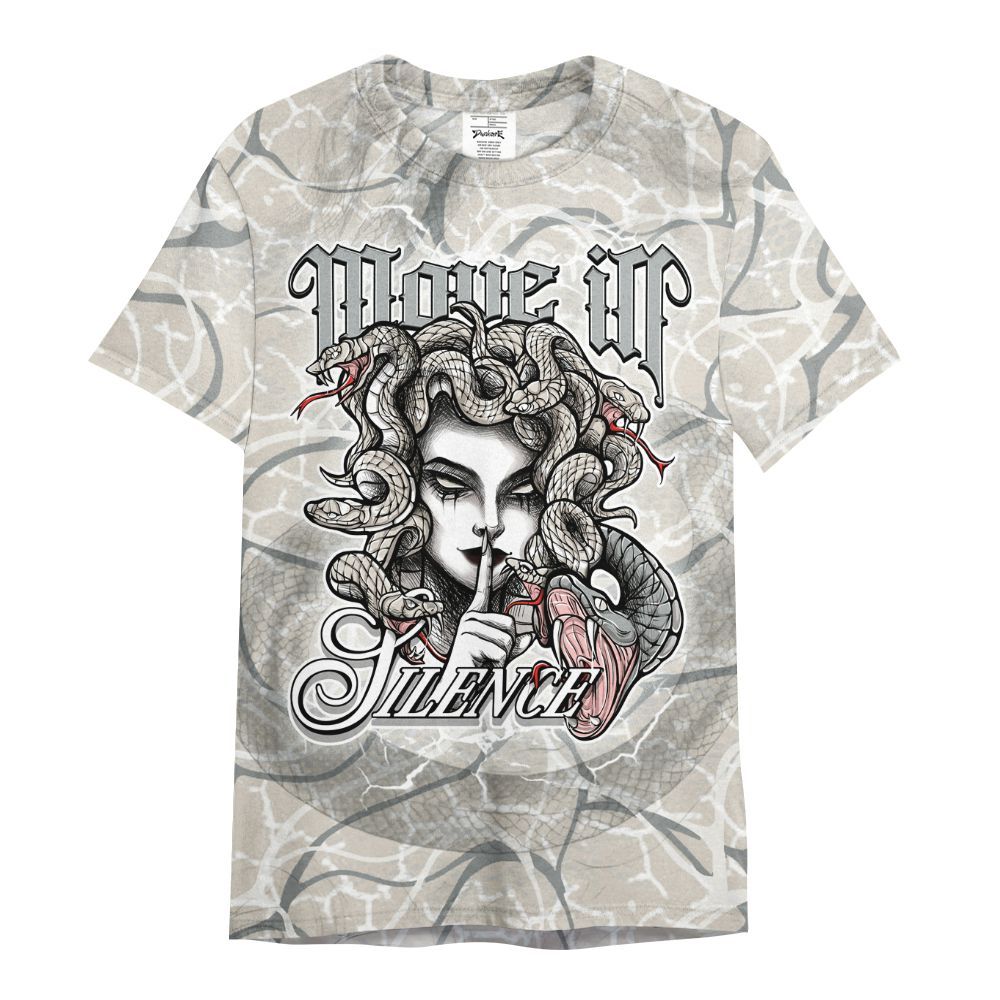 Shirt To Match Retro Pure Money 3s - Girl Move In Silence All Over Print