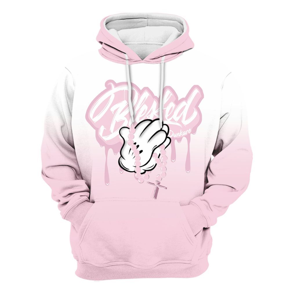 Hoodie To Match Orchid 4s - God Blessed Drip All Over Print