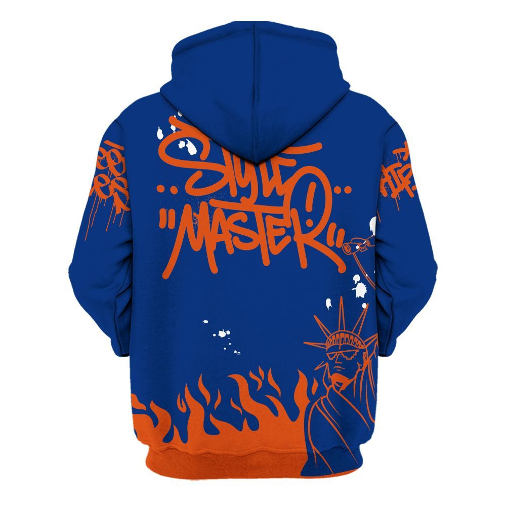 Hoodie To Match Mid Knicks 1s - Graphic Fck Around Find Out All Over Print