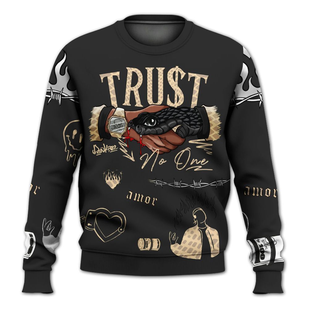 Sweatshirt To Match Kobe 9 EM Mambacita - Snake Trust No One All Over Print