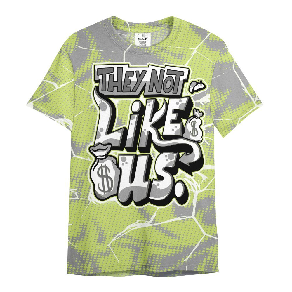 Shirt To Match Light Lemon Twist 4s - Dislike Us Crack All Over Print