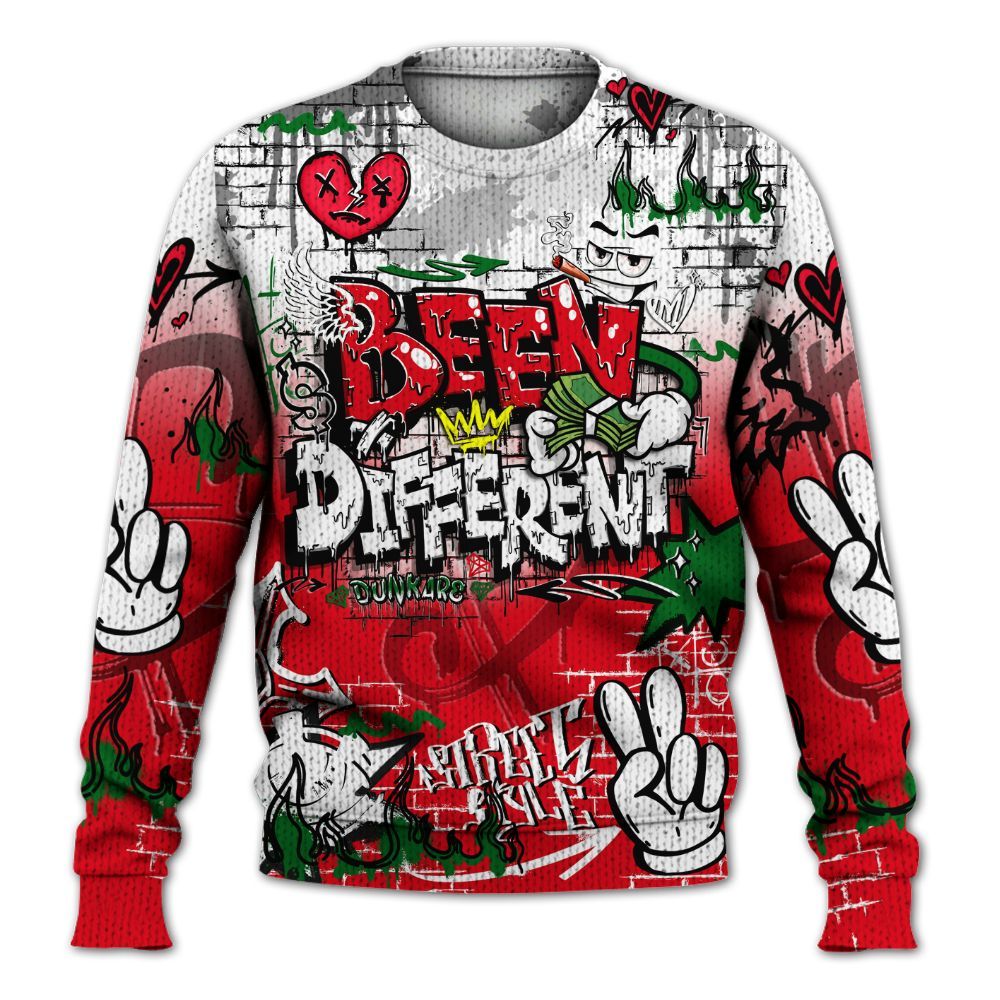 Sweater To Match Chicago 13s - Been Dif2erent Drip Graffiti Graphic