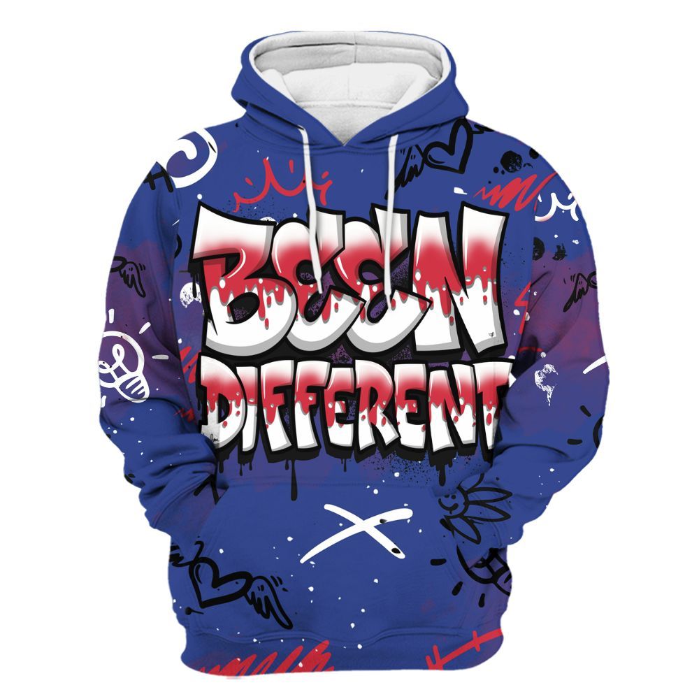 Hoodie To Match Air Griffey Max USA Red White Blue 1s - Drip Been Di2ferent All Over Print