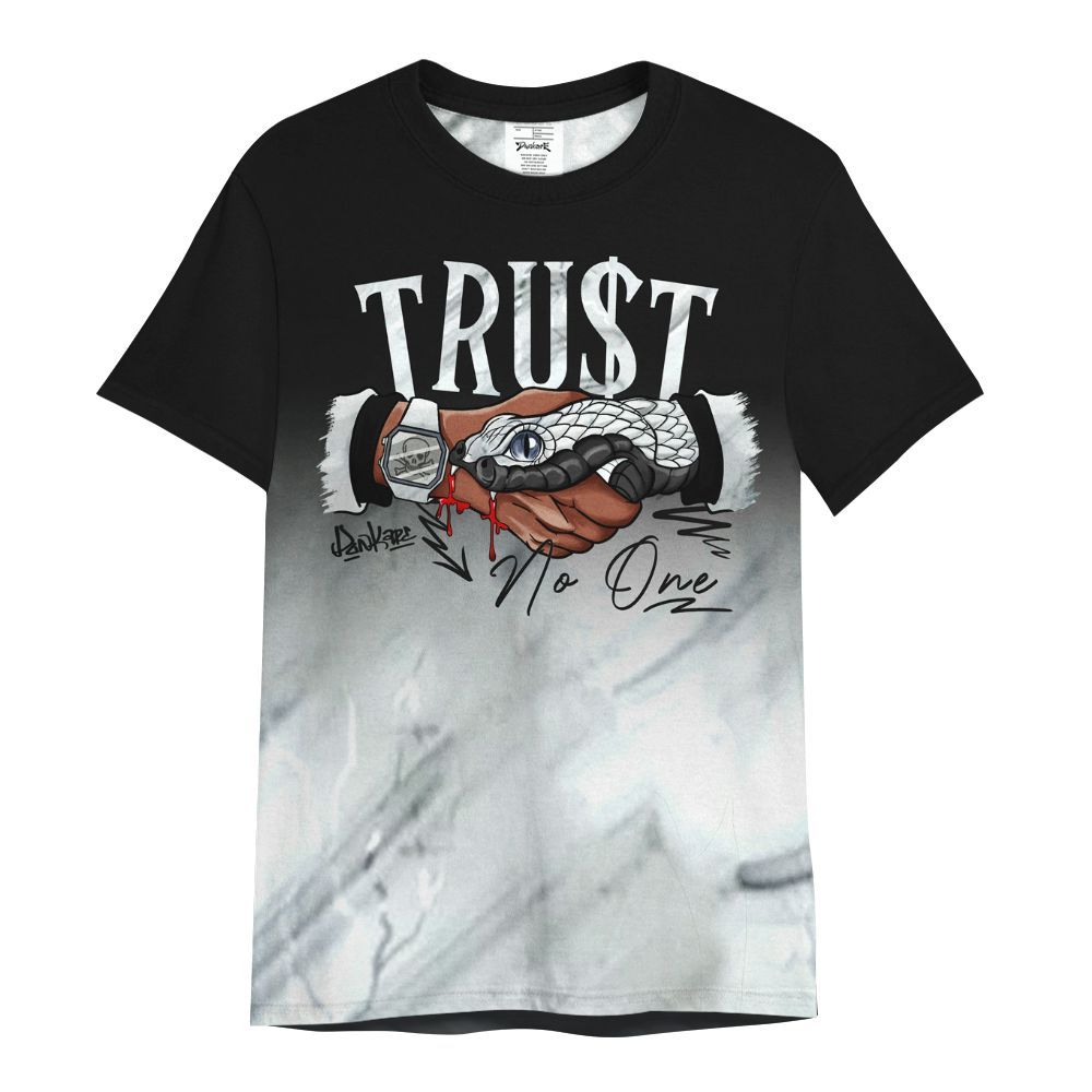 Shirt To Match Air Foamposite Jin Kazama - Snake Trust No One Drip All Over Print