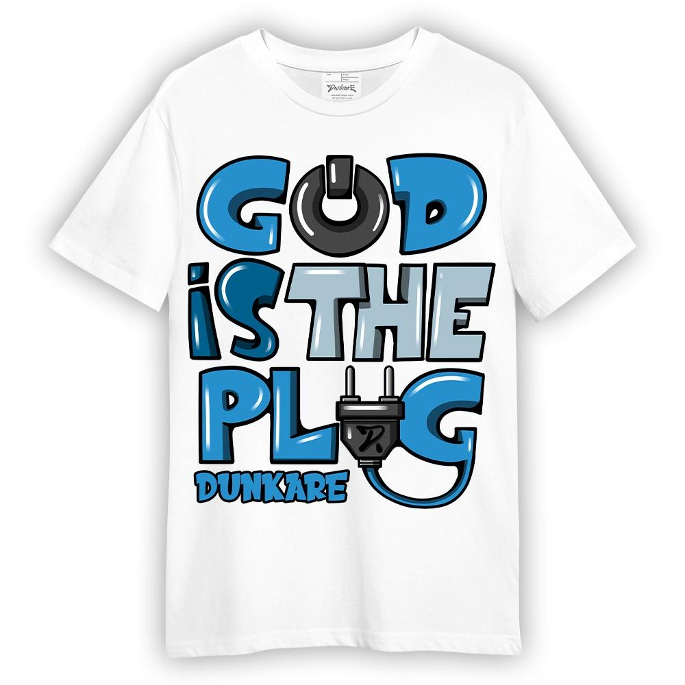 Shirt To Match Powder Blue 9s T-- God Is The Power Cord Graffiti T-Shirt Unisex