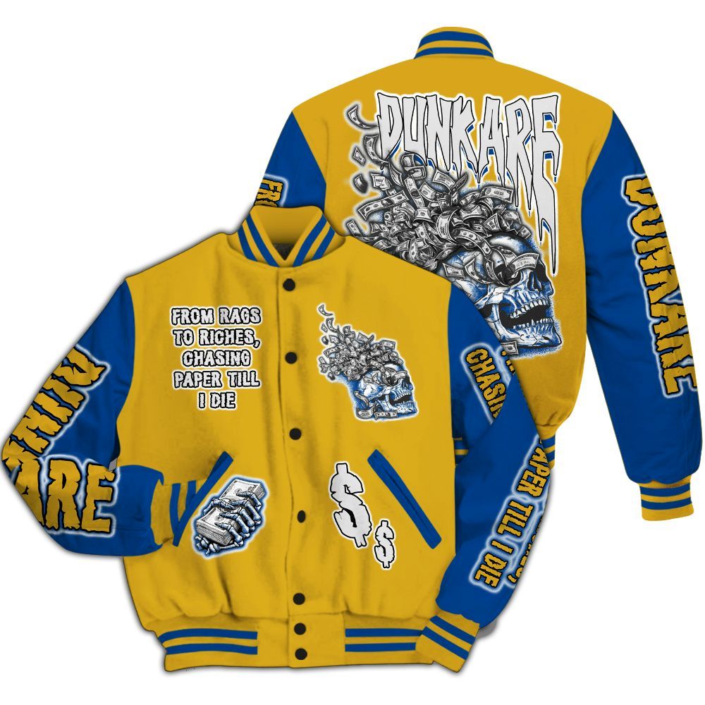 Varsity Jacket To Match High Laney 1s - From Rags To Riches All Over Print