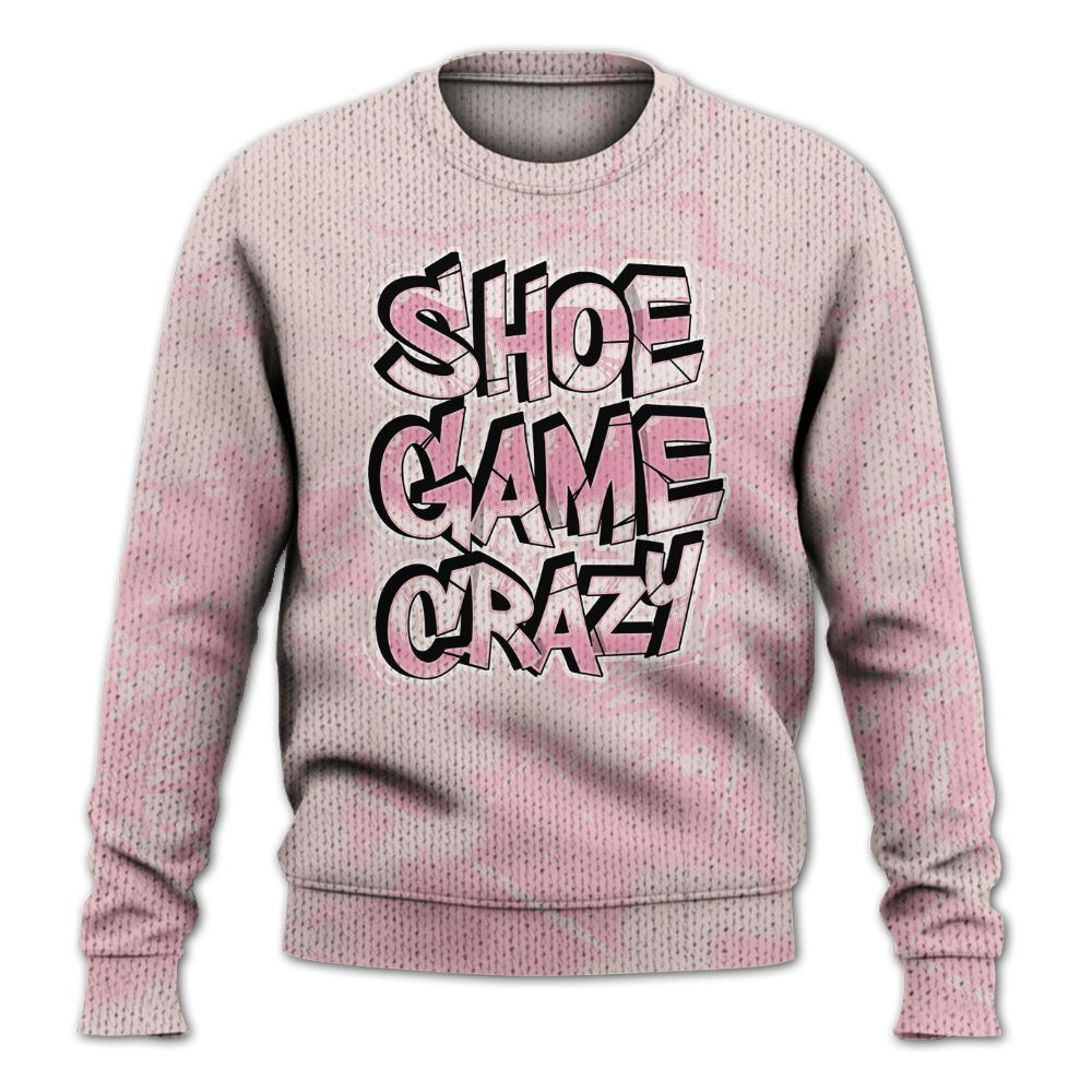 Knitted Sweater To Match Dunk Low KD 17 Aunt Pearl - Shoe Game Crazy Graphic