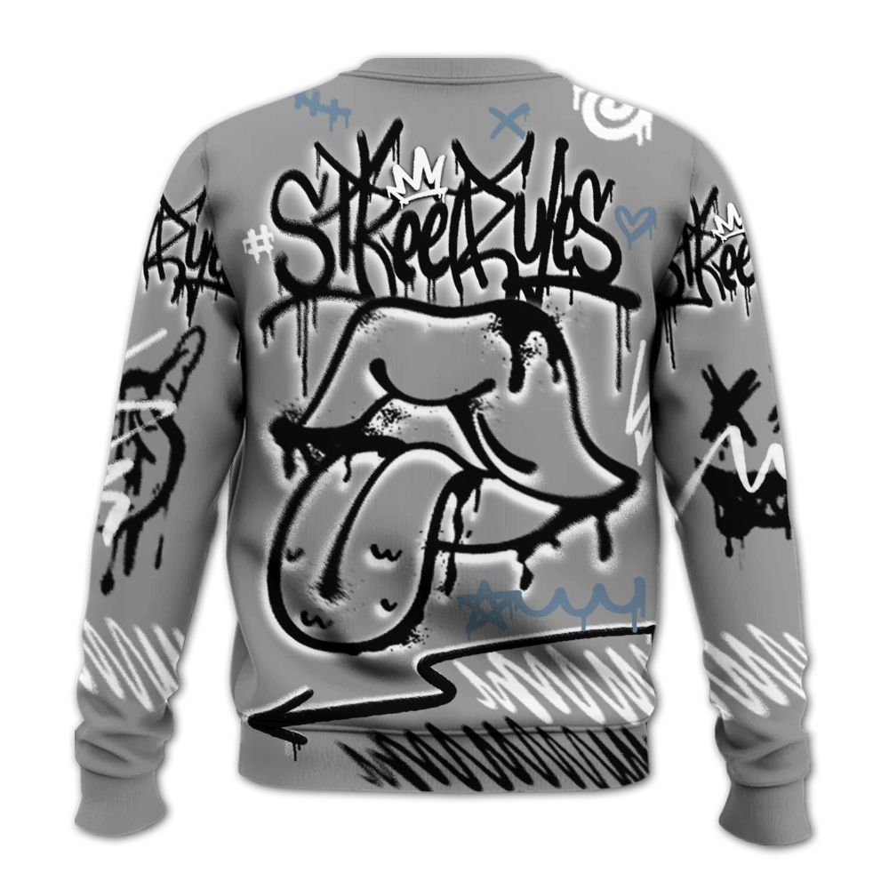 Sweatshirt To Match Black Chrome 6s - Break Rules Streetwear All Over Print