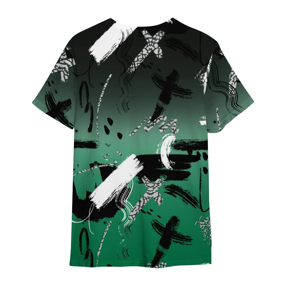 Shirt To Match Pine Green 3s - Money Hustle Grind Pray All Over Print