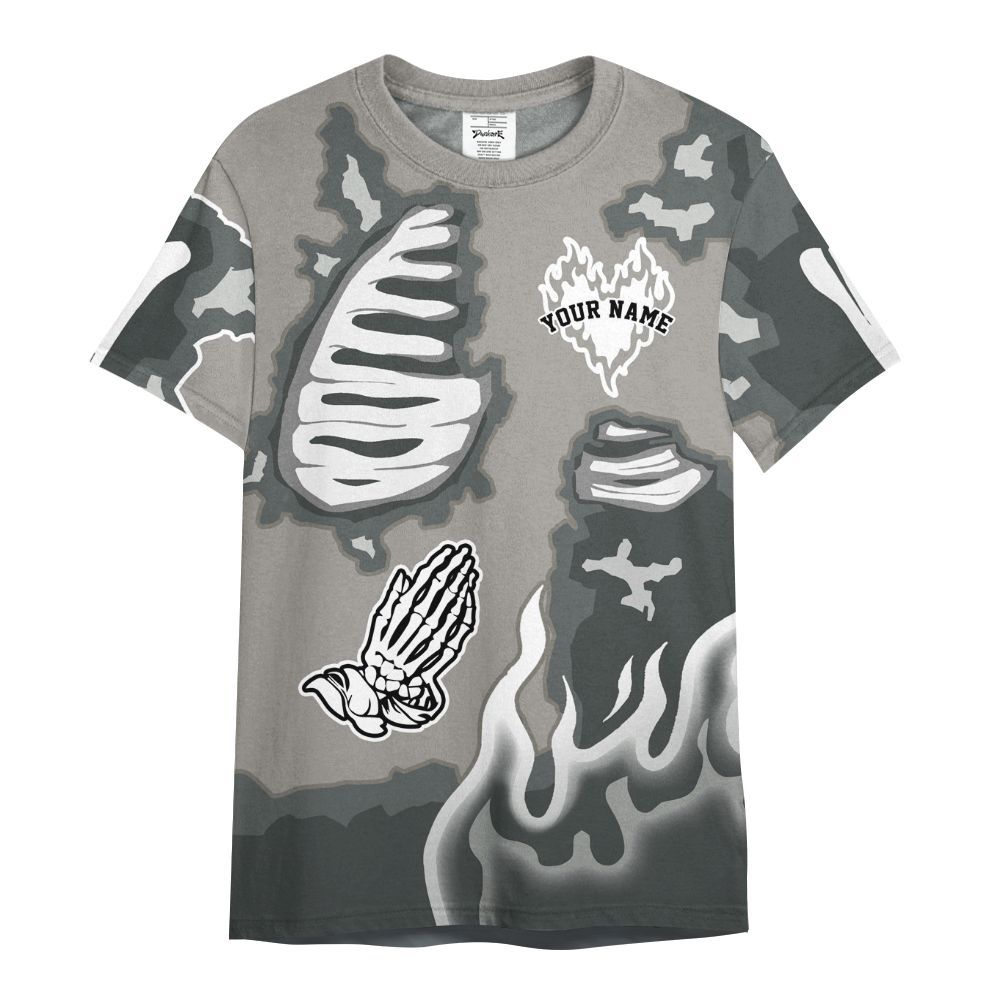 Shirt To Match Cool Grey 9s - Dislike Us Graphic Burning Custom Name All Over Print