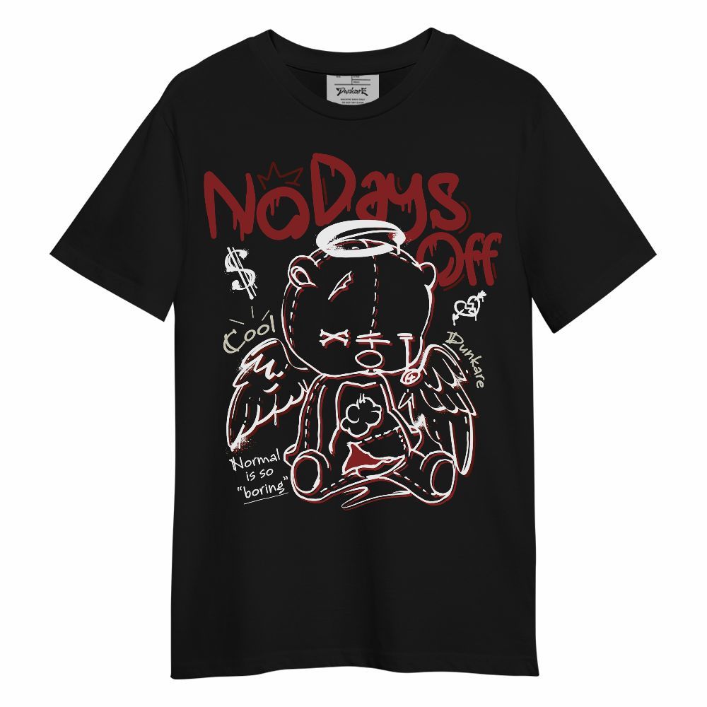 Shirt To Match High 85 Bred 1s - No Days Off Unisex Shirt