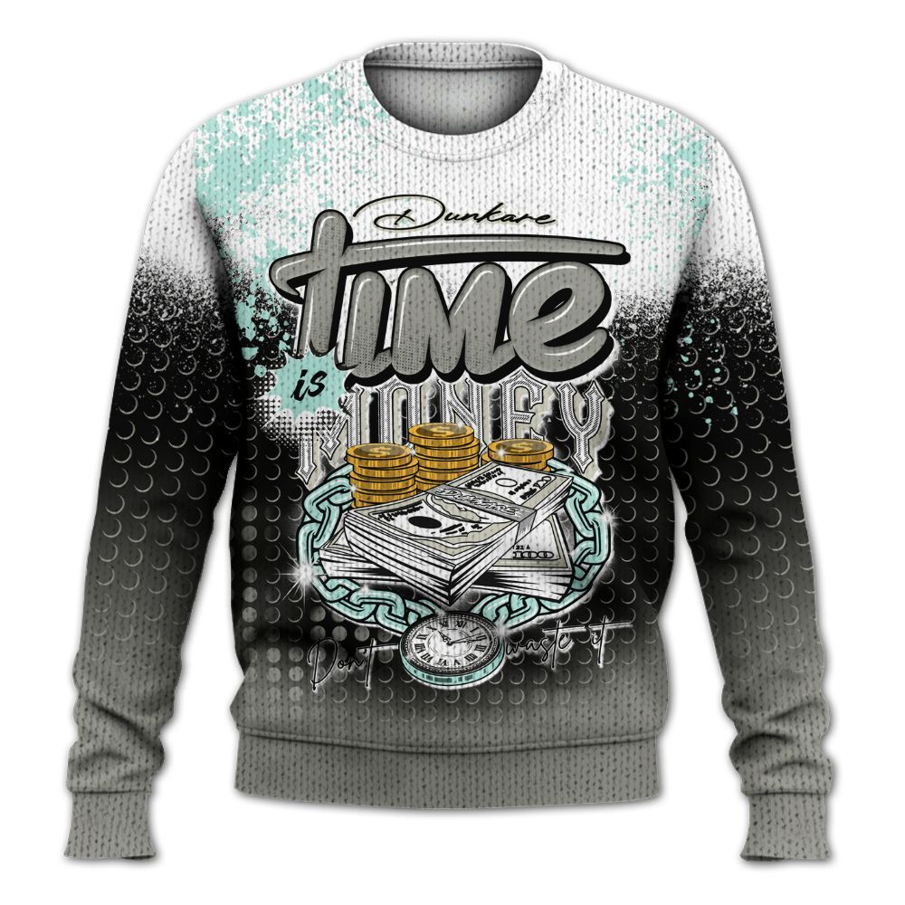 Knitted Sweater To Match Low OG Year Of The Snake 1s - Halftone Time Is Money