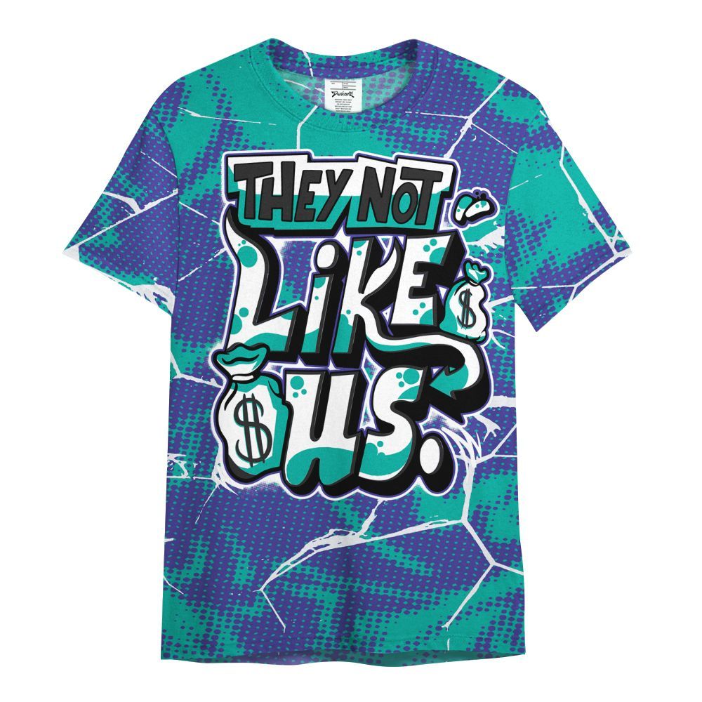 Shirt To Match Retro Grape 5s - Dislike Us Crack All Over Print
