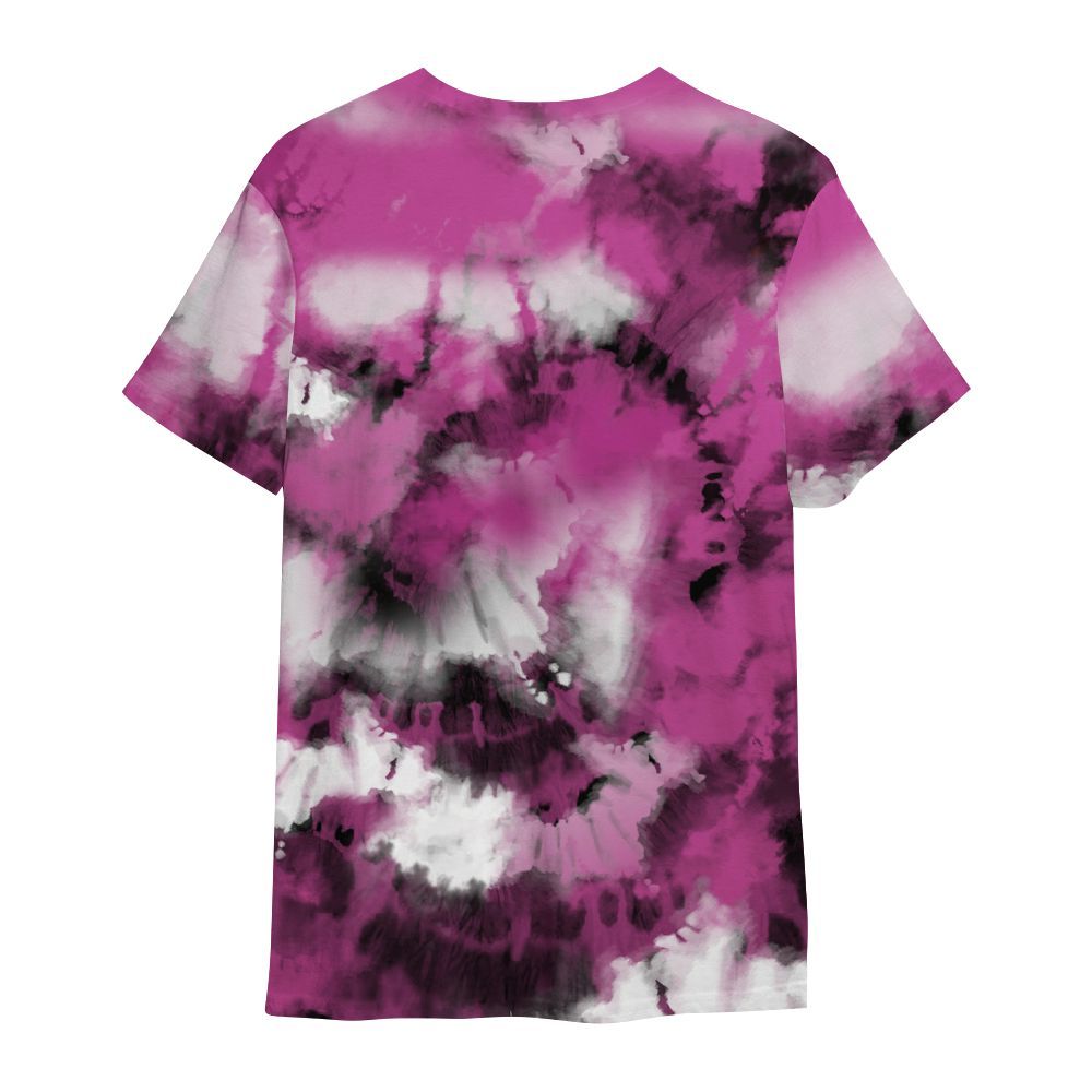 Shirt To Match Dunk Low Active Fuchsia - SNEAKER Girl Money Drip Tie Dye All Over Print
