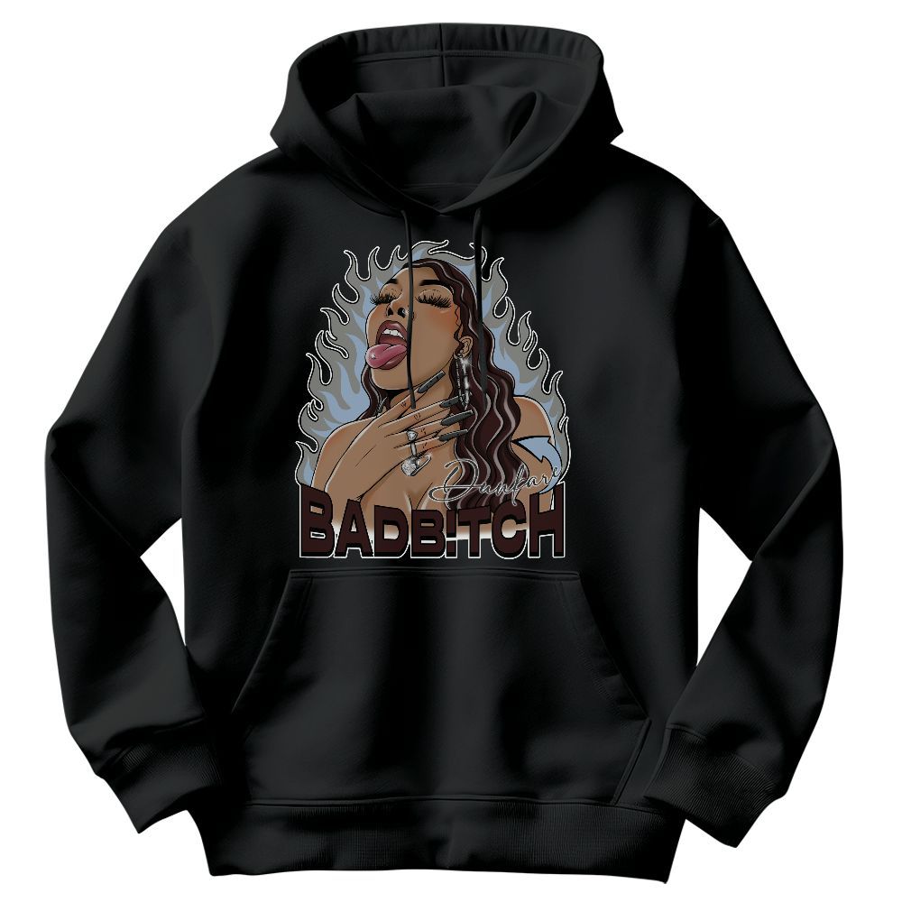 Sweatshirt To Match Burgundy 5s - Bad B!tch Graphic