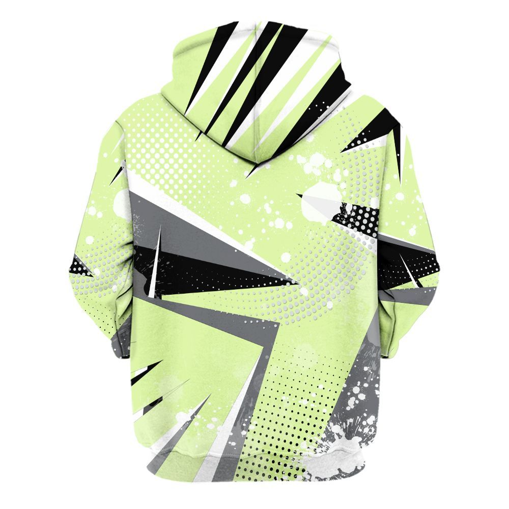 Hoodie To Match Smoke Grey Volt TR 1s - Poly Trust No One Dripping All Over Print