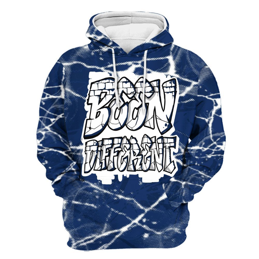Hoodie To Match High OG Deep Royal Blue 1s - To Different Graphic All Over Print