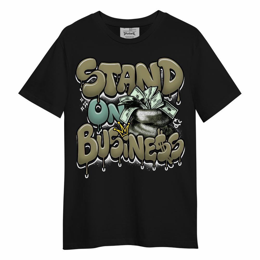 Shirt To Match Dunk Low Suede Olive Aura - Stand Business Unisex Shirt
