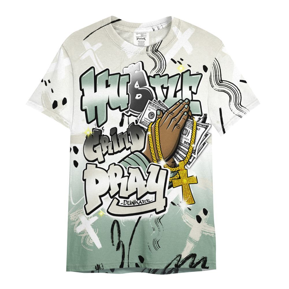 Shirt To Match Joins Year Of The Snake 5s - Money Hustle Grind Pray All Over Print