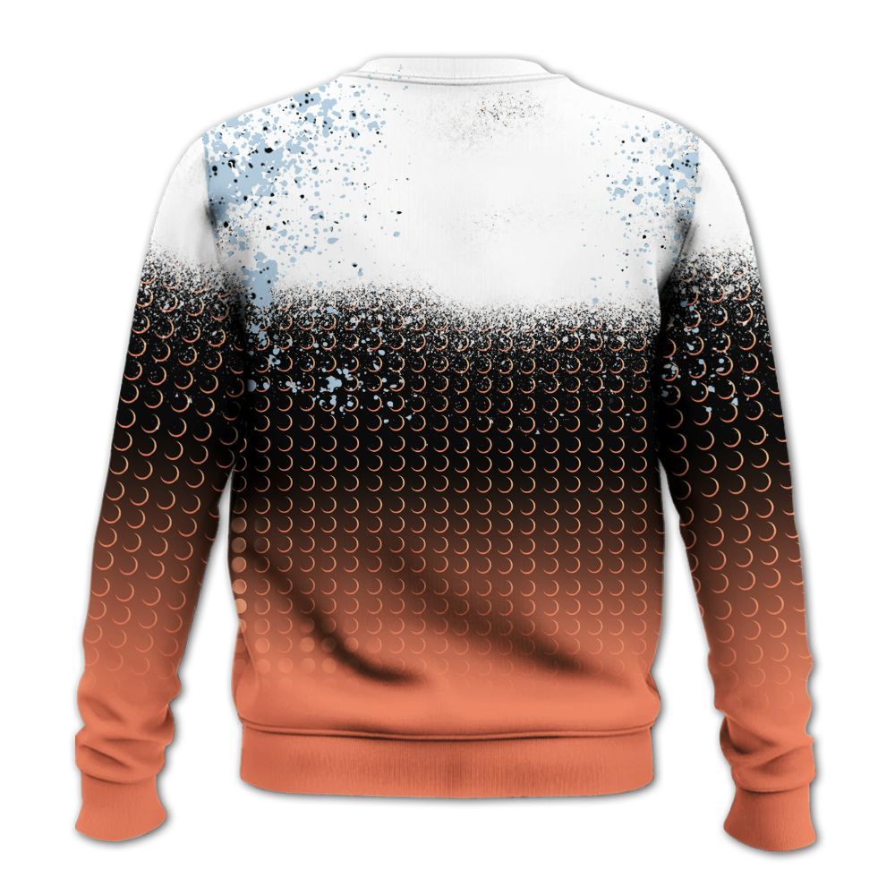 Sweatshirt To Match DJ Khaled Crimson Bliss 5s - Halftone Time Is Money All Over Print