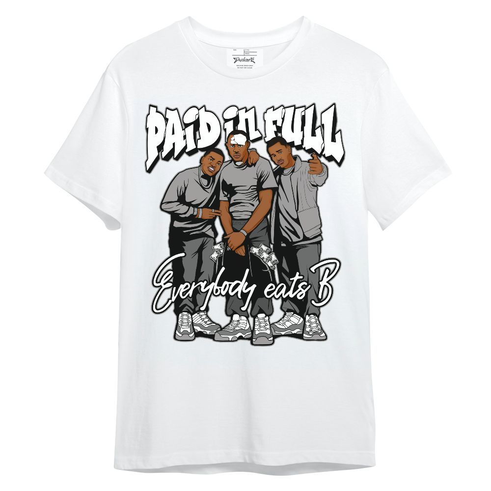 Shirt To Match OG Steel Grey 10s - Paid In Full Money Graphic