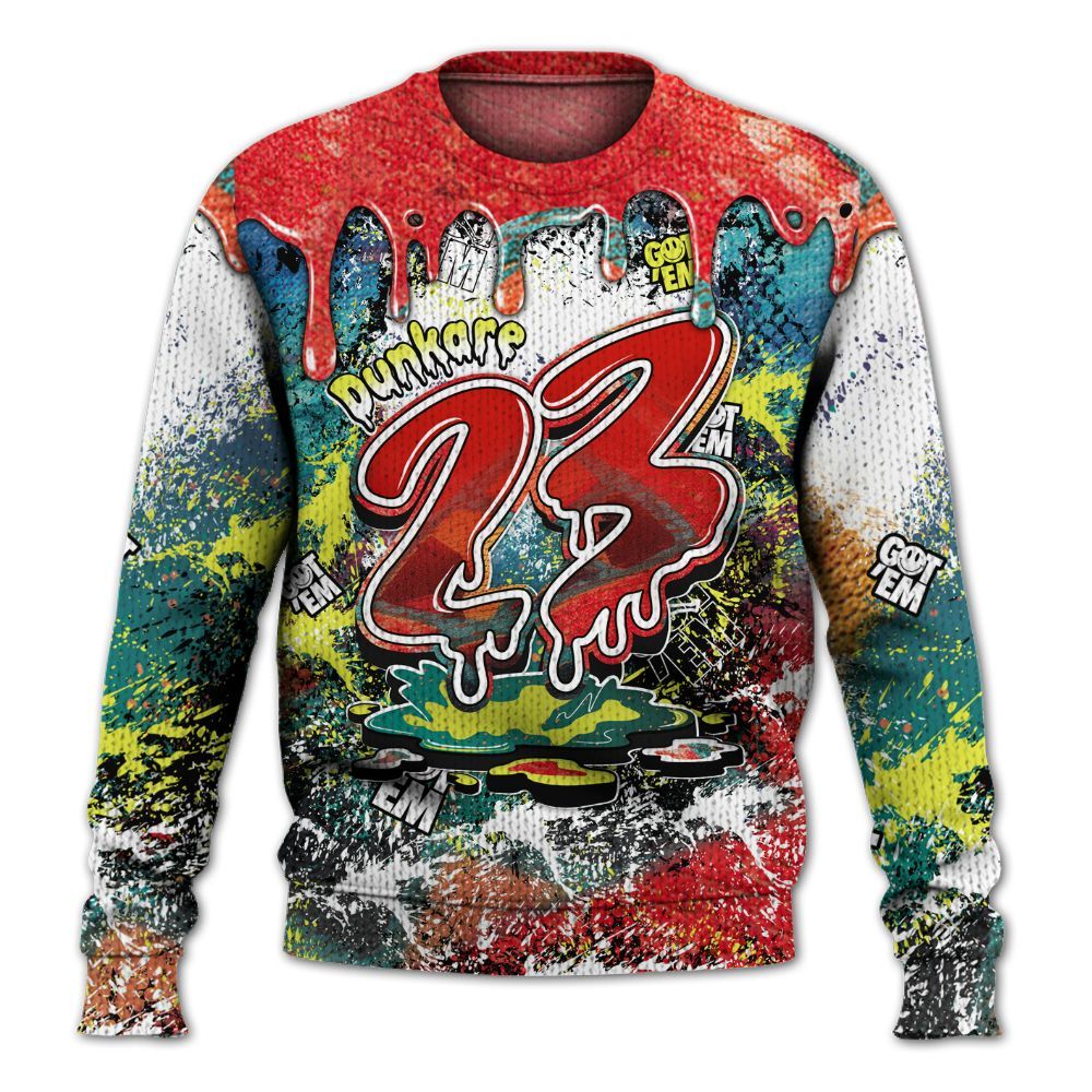 Knitted Sweater To Match Kobe 8 What The - Dripping 23 Drip