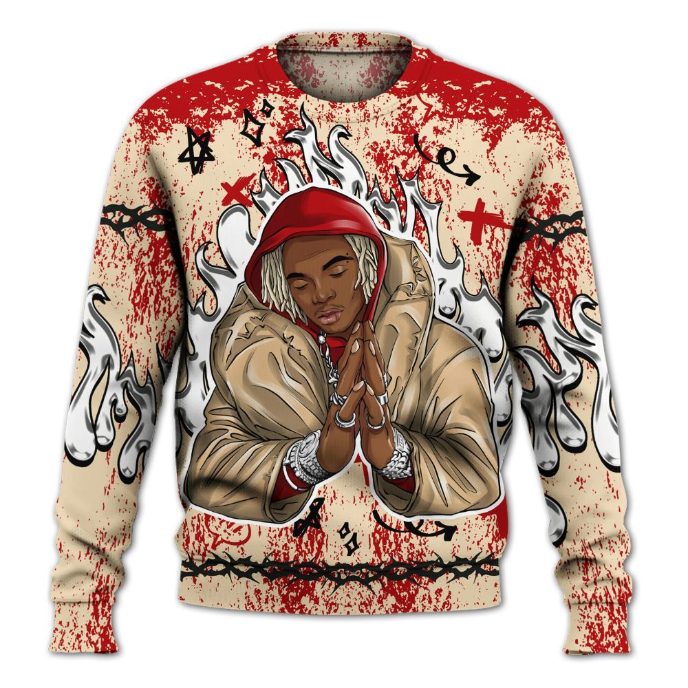 Sweatshirt To Match Dunk Low Strawberry Waffle - Trappin' Unique Graphics All Over Print