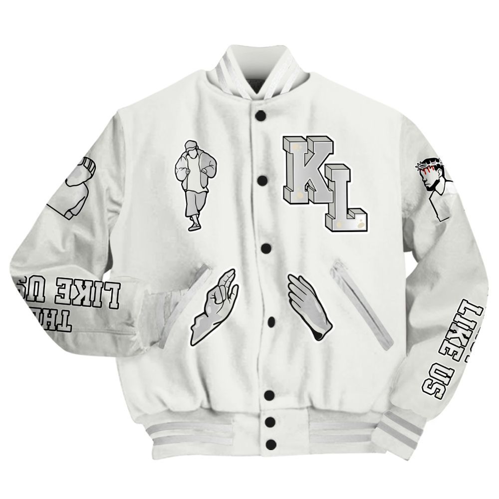 Varsity Jacket To Match Grand Finale 11s - Dislike Us Graphic All Over Print