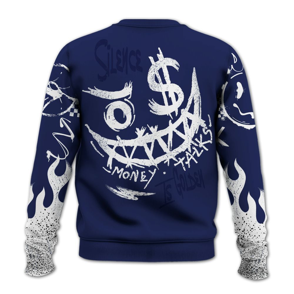 Sweatshirt To Match Midnight Navy 11s - Mouth Burning Street Style All Over Print