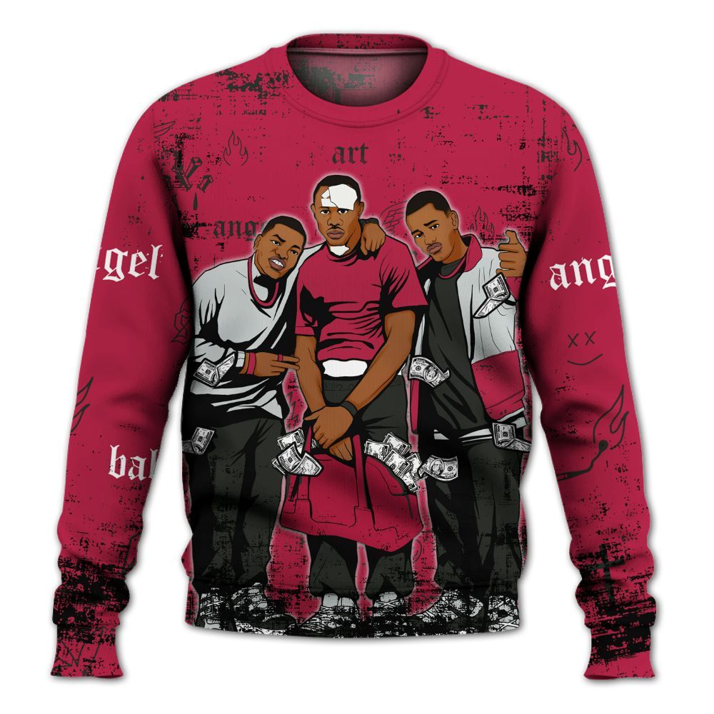 Sweatshirt To Match Toro Bravo 4s - Paid In Full Money All Over Print