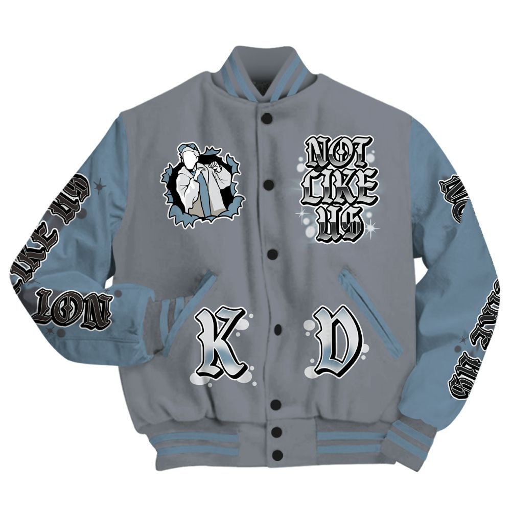 Varsity Jacket To Match Air Max DN Silver Bullet - None Like Us Graphic All Over Print