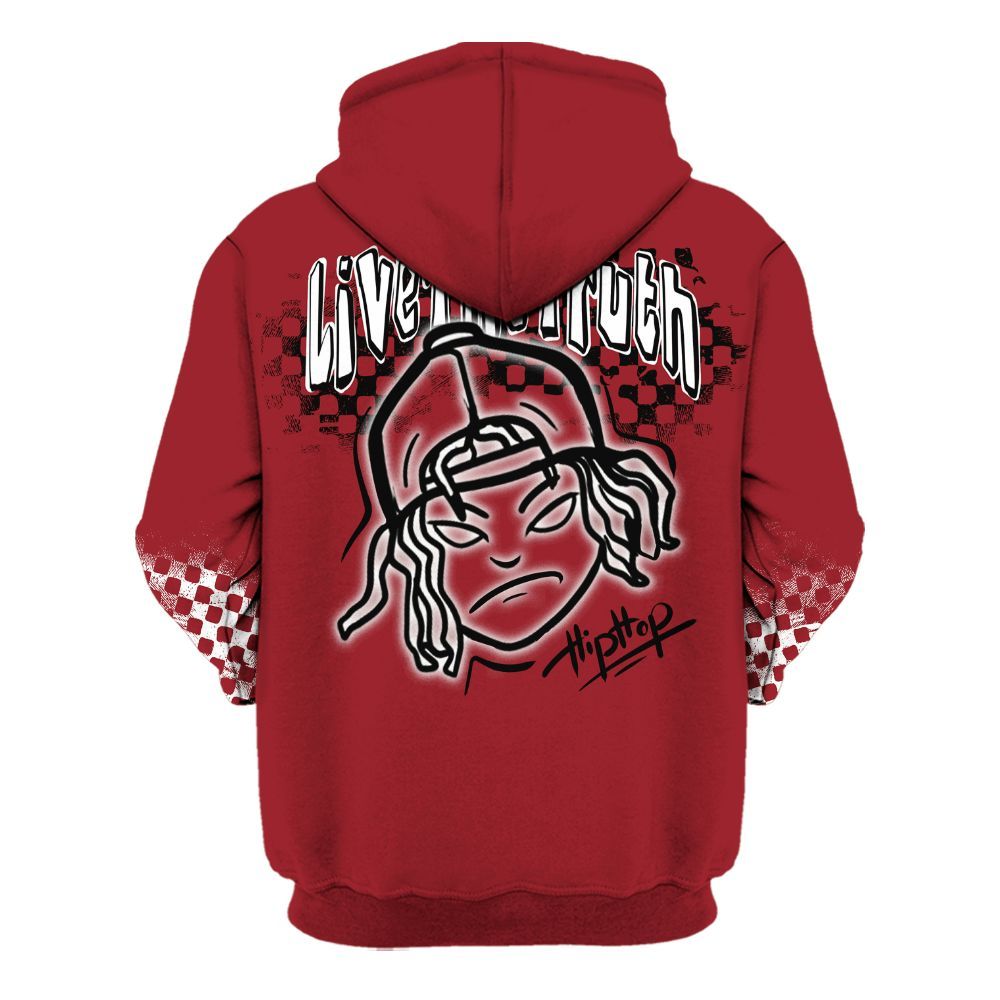 Hoodie To Match High Black Toe Reimagined 1s - Feel Life Street Style All Over Print