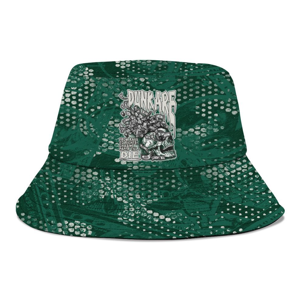 Bucket Hat To Match Oxidized Green 4s - From Rags To Riches Graphic