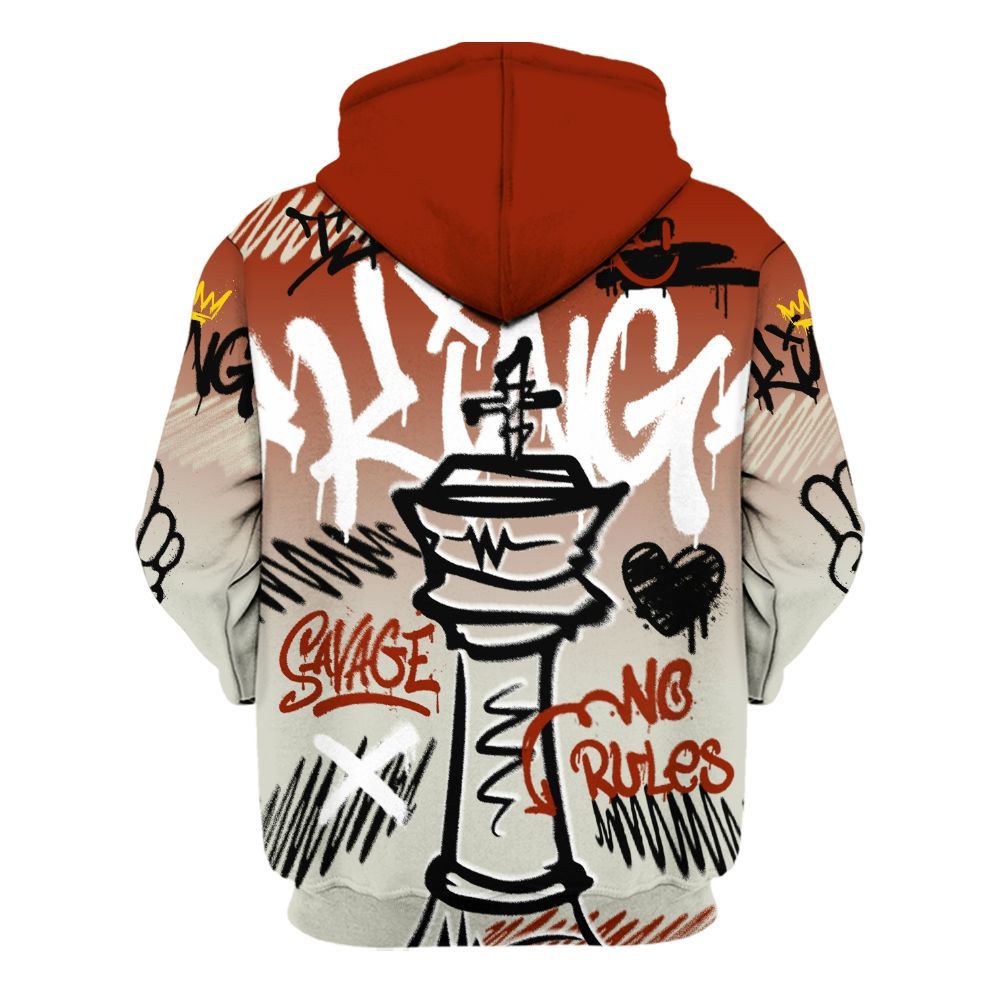 Hoodie To Match El Grito 5s - Street King Chess Streetwear All Over Print