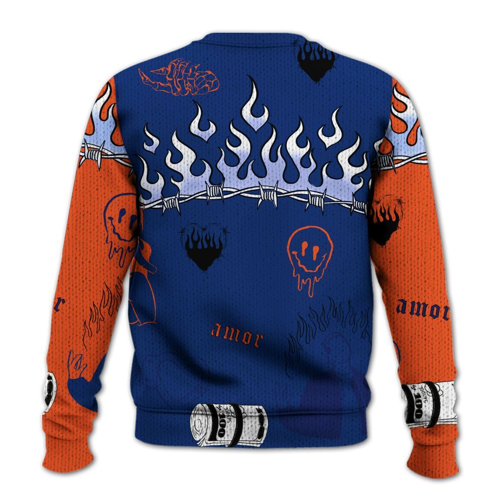 Knitted Sweater To Match Suede GS League - Snake Trust No One