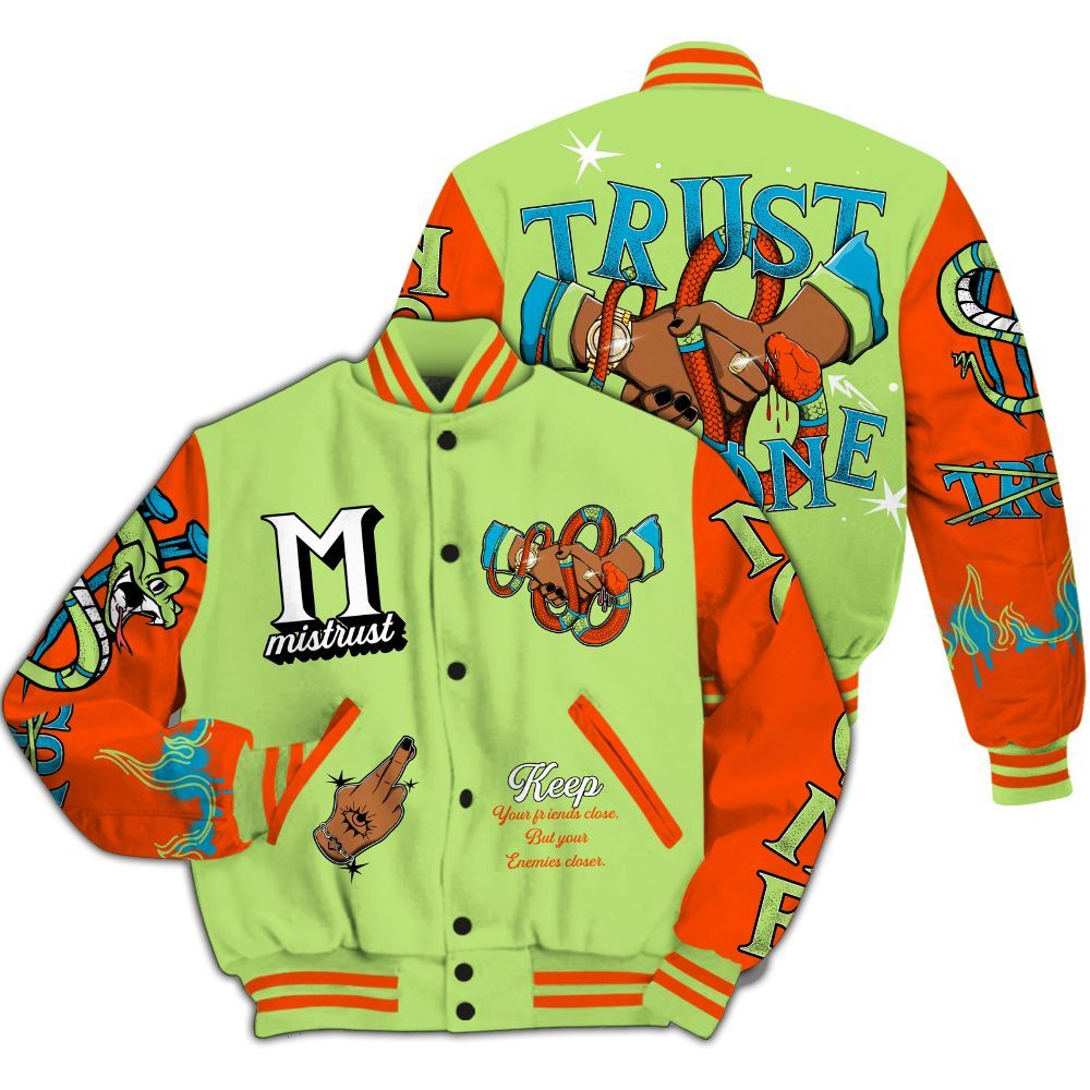 Varsity Jacket To Match Kobe 9 Elite What The Shirt, Trust No One Snake-Bite Street Style All Over Print