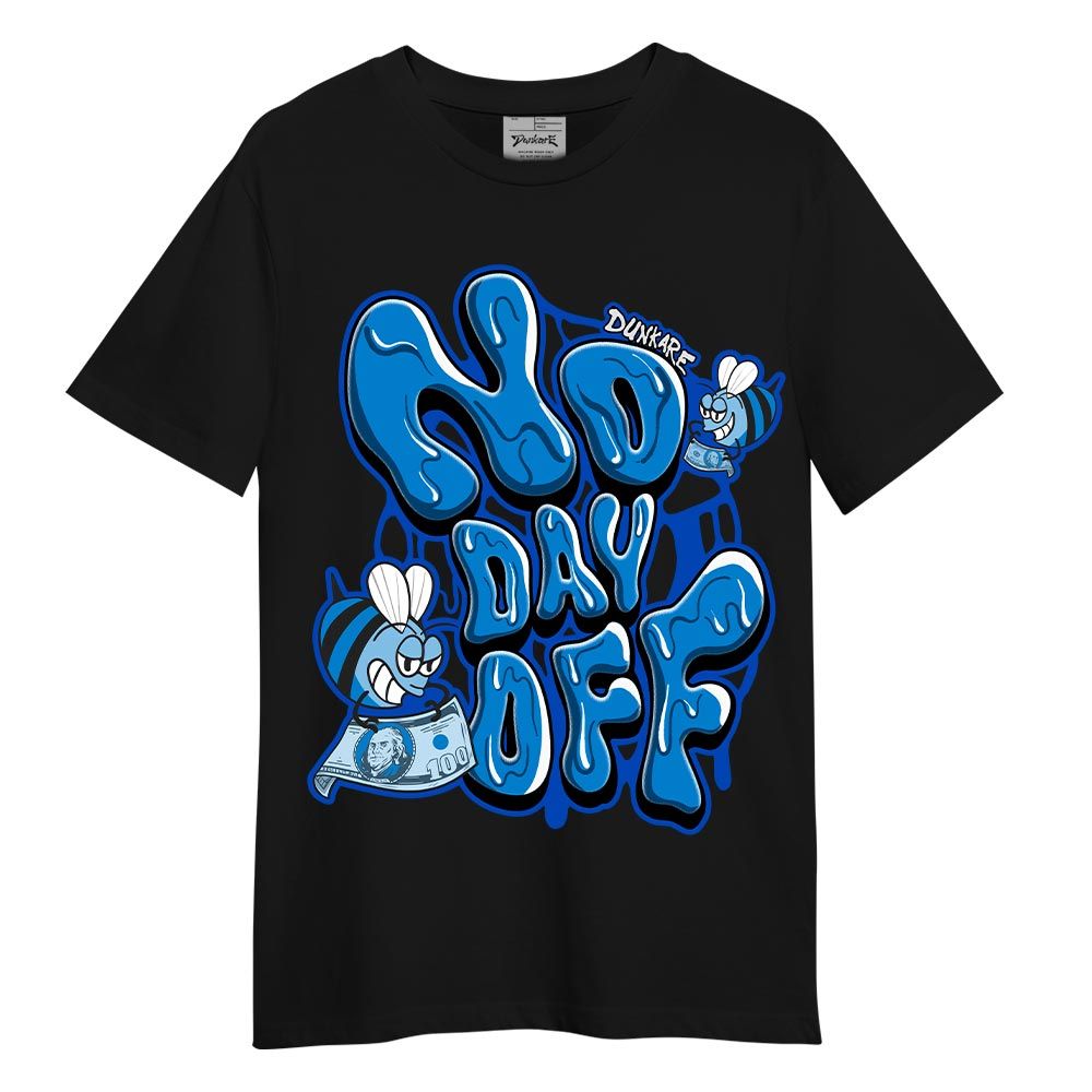 Shirt To Match T-shirt No Day Off, Industrial Blue 4s T-shirt To Match Sneaker 2704 PAT