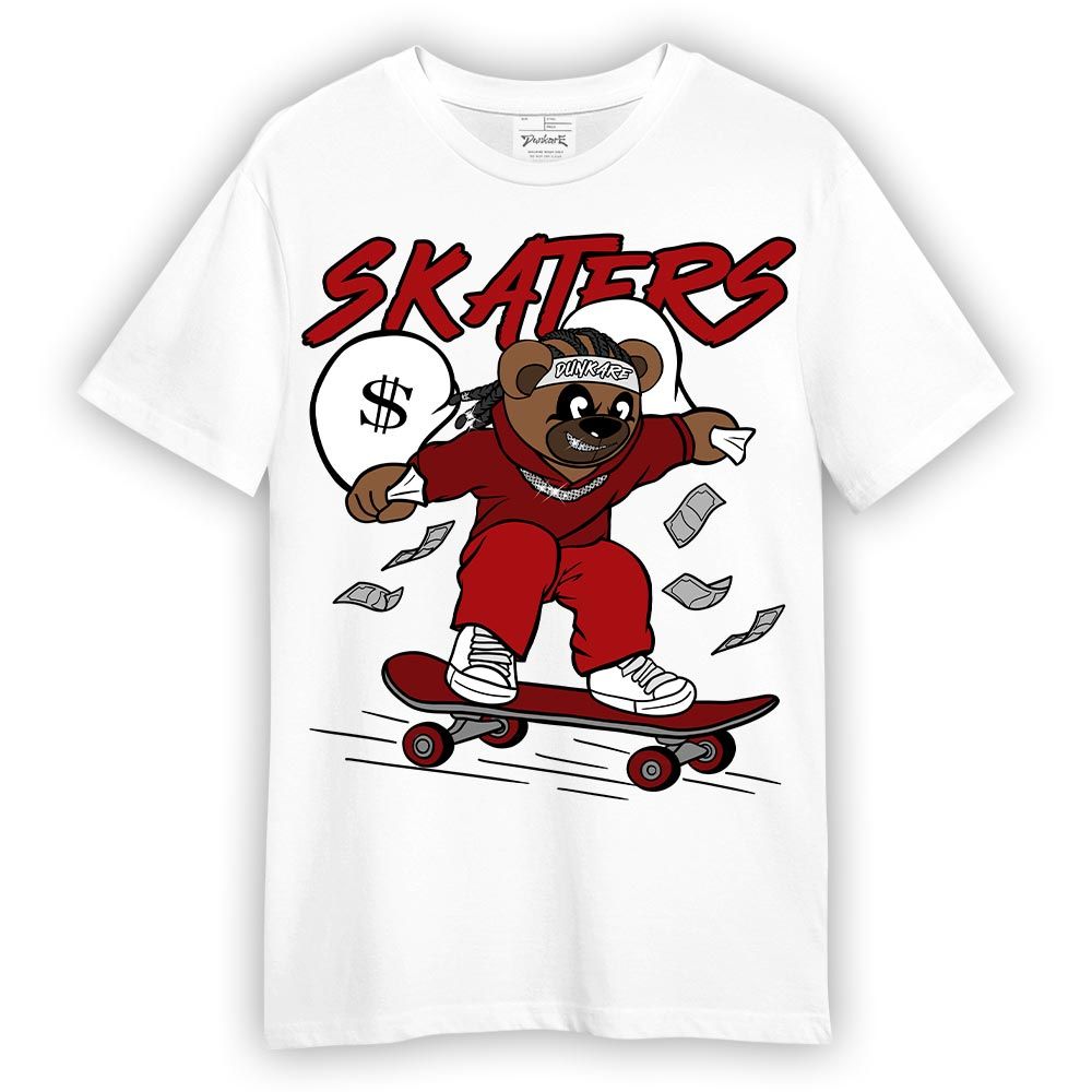 Shirt To Match Red Taxi 12s - Skaters Bear Shirt Unisex