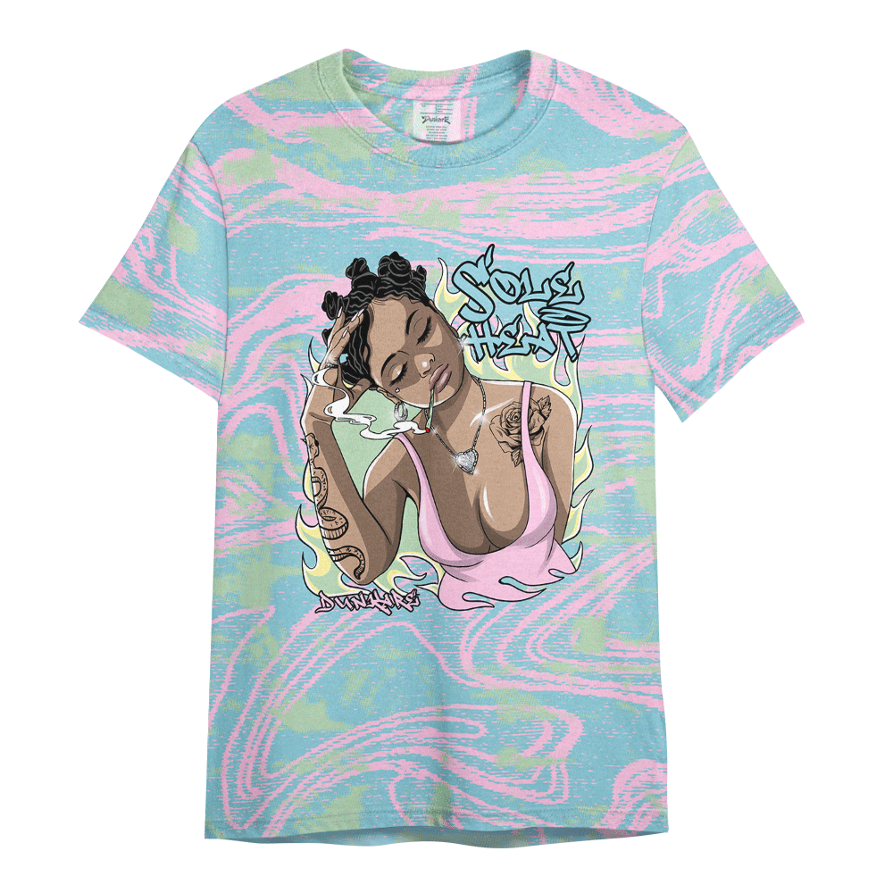 Shirt To Match SB Dunk Low Visty - Sole Heat Unique Blurry Graphic Shirt Unisex