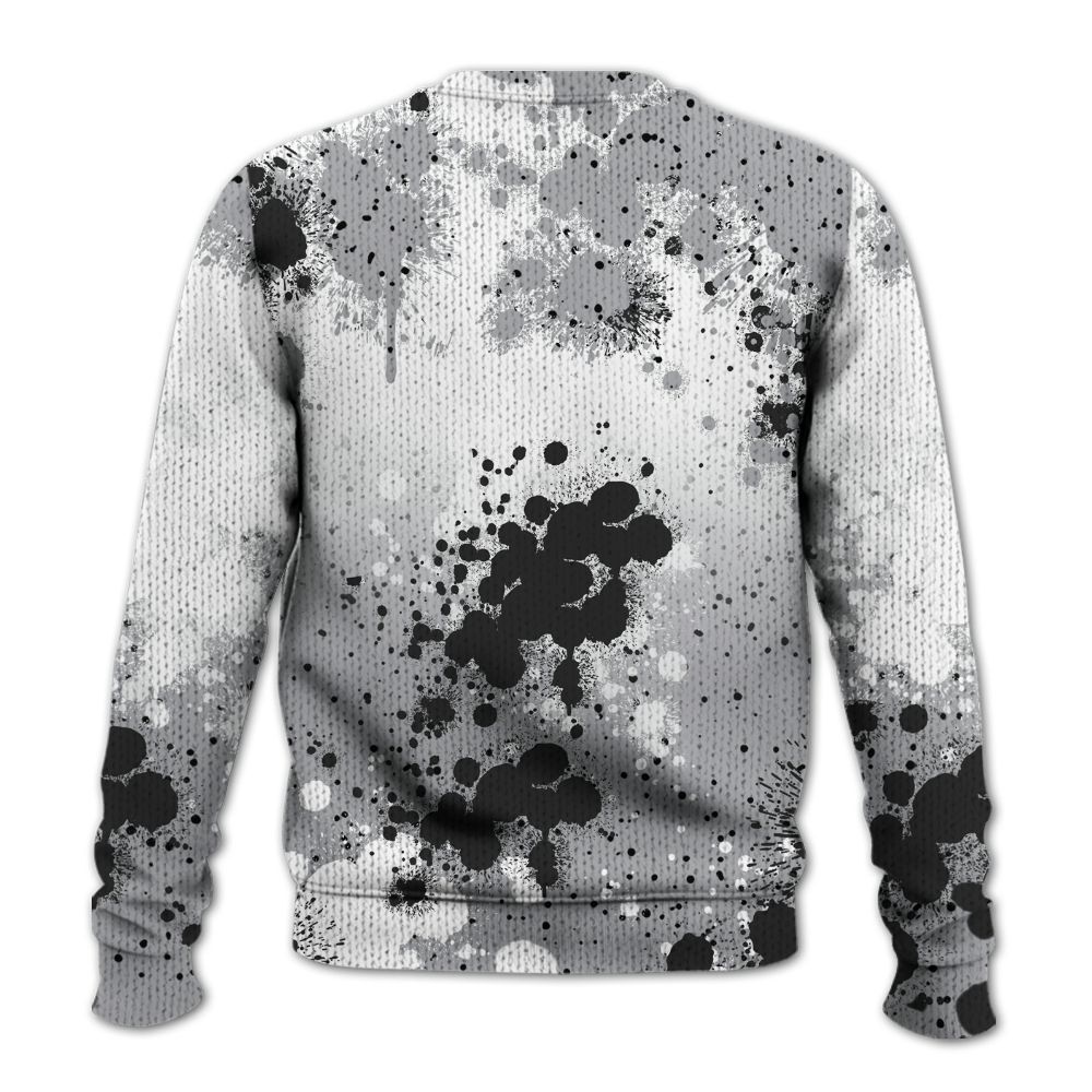 Knitted Sweater To Match White Cement 4s - Trust No One Scary